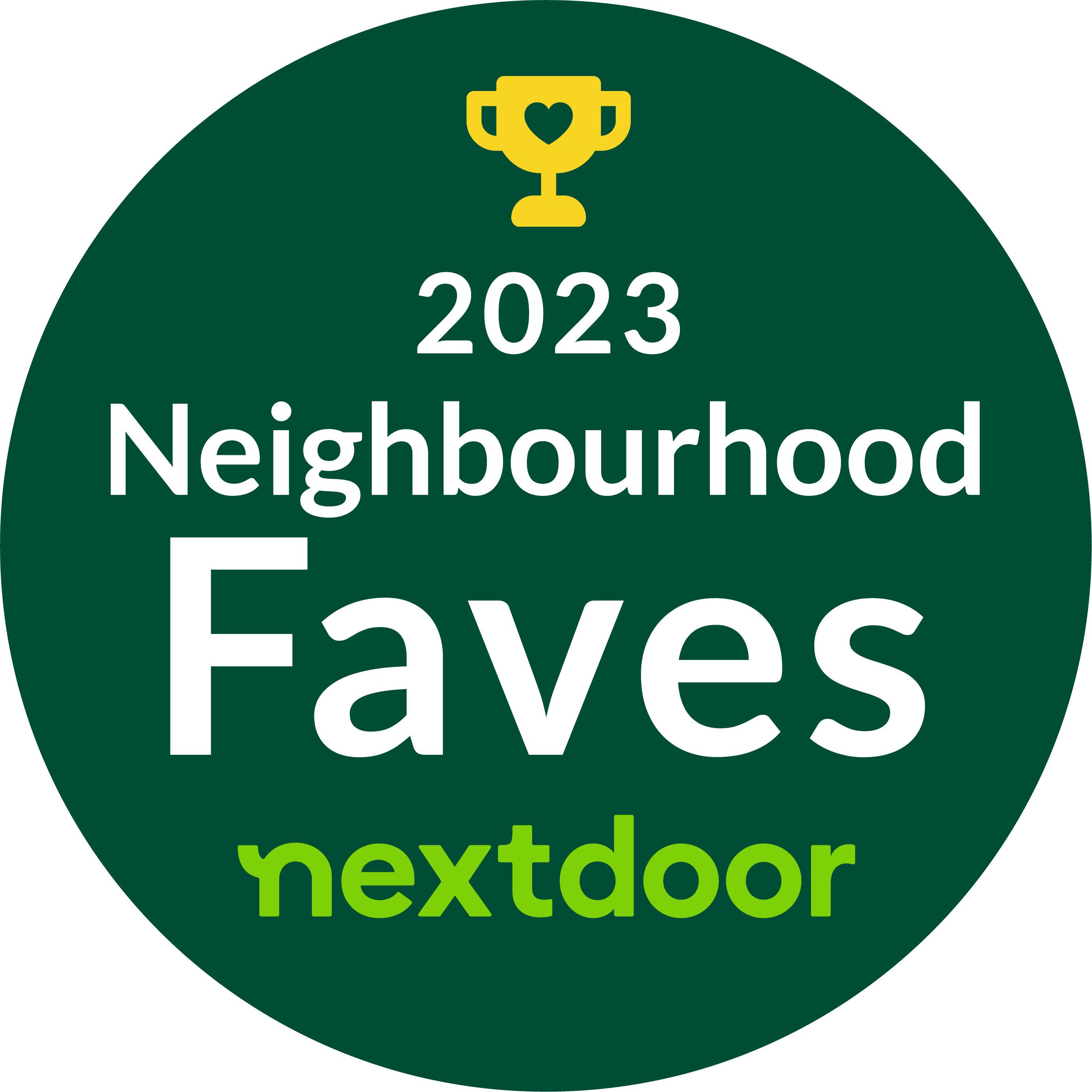 Nextdoor Neighborhood Favorite